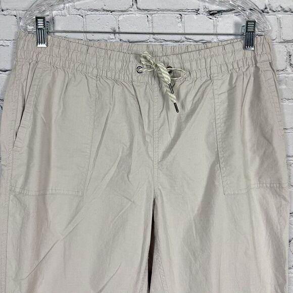 Vuori Womens Vintage Ripstop Pull On Pant Size XL in Light Gray Drawstring Waist - Picture 6 of 14